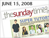Miss Loi featured on the cover of Sunday Times as one of Singapore's Top 5 Super Tutors! Sunday Times Super Tutors