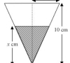 Small Increments & Approximations – A Familiar-Looking Inverted Cone of Water