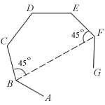 Diagram of n-sided polygon