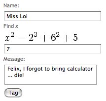 Felix Ker's Mathematical Captcha