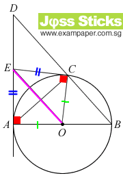 GCE O-Level 2008 Plane Geometry Answer Part i