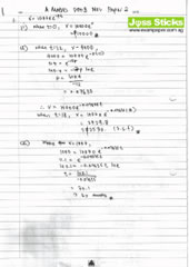 O-Level Oct/Nov 2008 AMaths Paper II Solutions