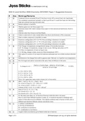 O-Level 2008 October/November Chemistry 5072/5067 Paper 1 Suggested Solutions