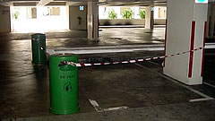 Dustbin-Reserved Parking Lot