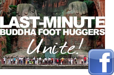 Join the official Last-Minute Buddha Foot Huggers Facebook Group!