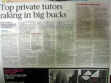 Sunday Times Million-Dollar Tutors Article