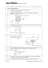 GCE O Level 2011 Combined Science 5116 Paper 1 solutions