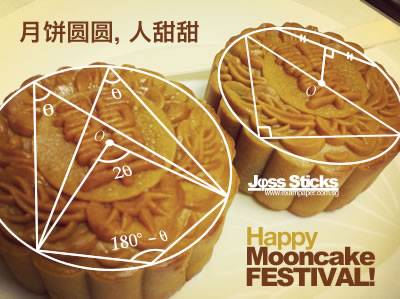 Geometrical Properties of Round Mooncakes