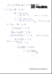 GCE A Level 2012 H2 Maths 9740 Paper 2 solutions