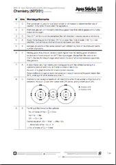 GCE O Level 2013 Chemistry 5072 Paper 1 solutions